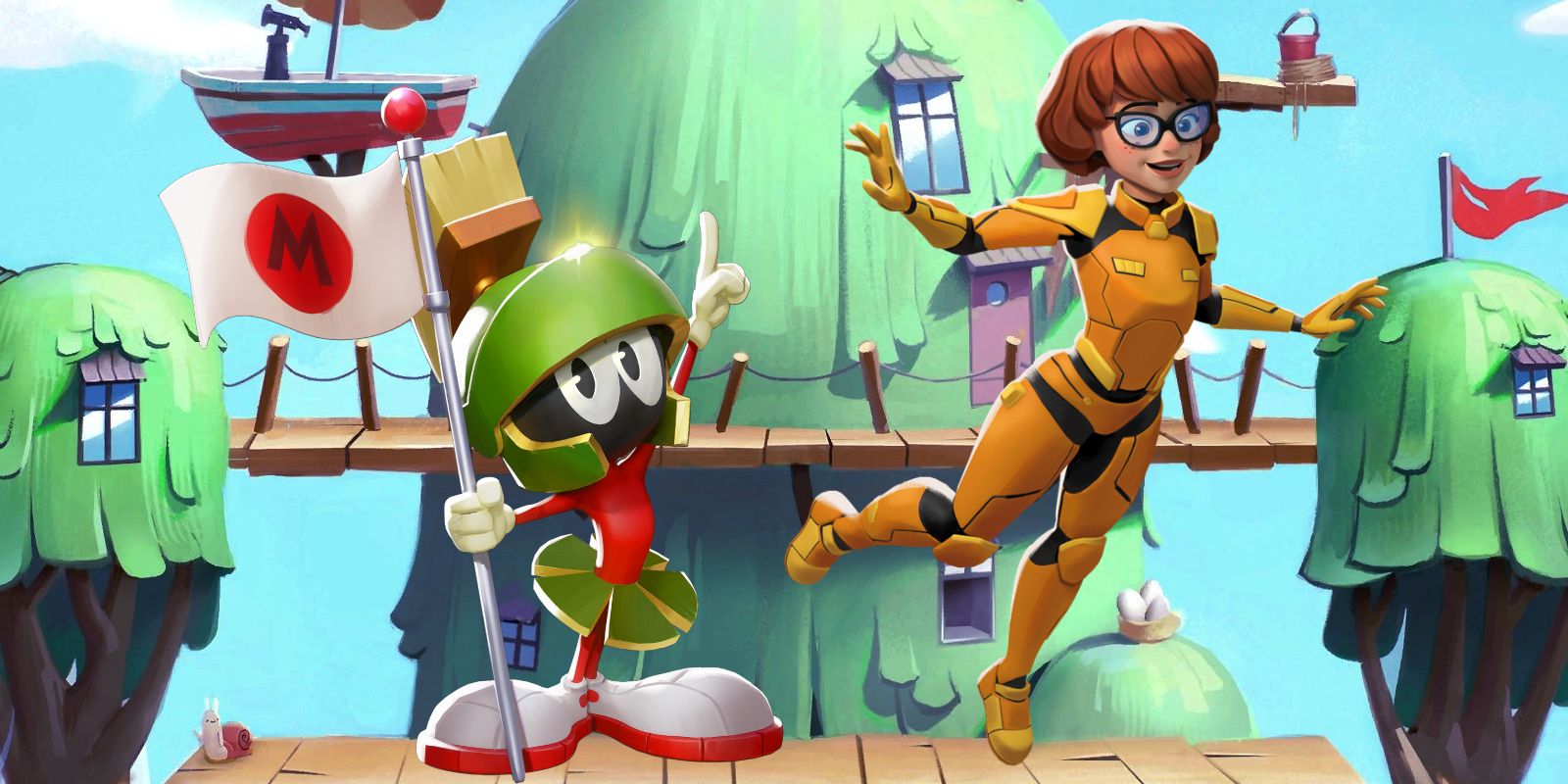 Marvin the Martian and Astronaut Velma from MultiVersus Season 2.