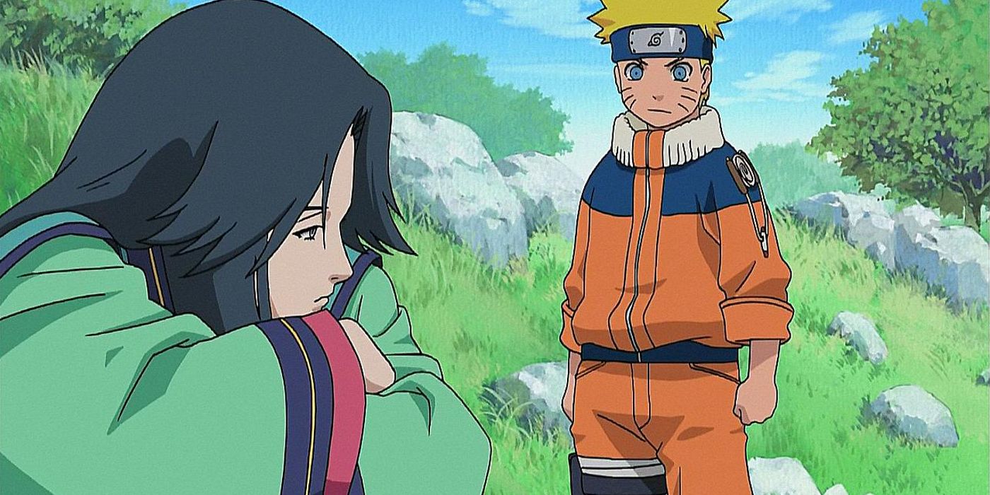 Naruto and the princess in Ninja Clash in the Land of Snow