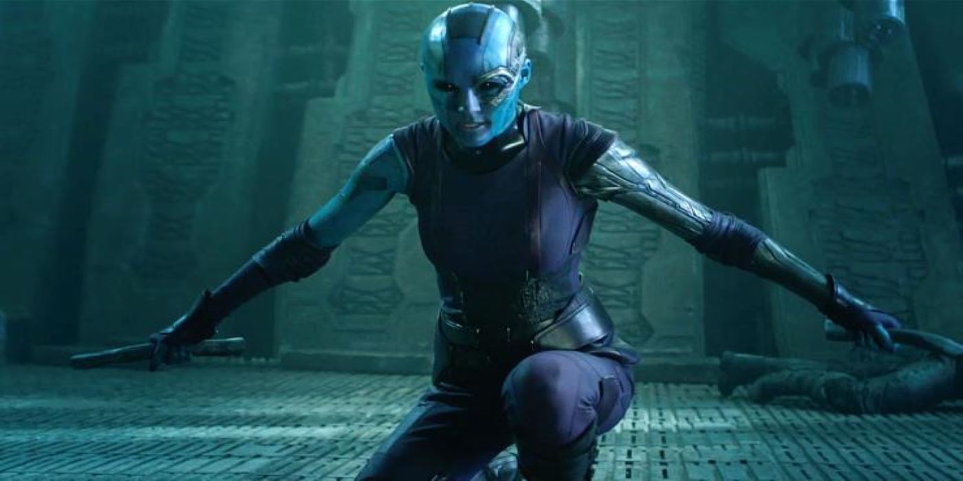 Karen Gillan as Nebula in the MCU.