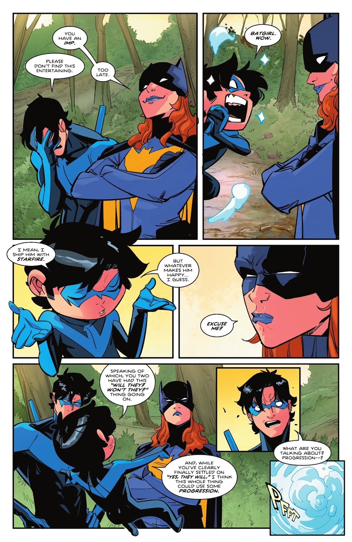 Nightwing Nite-Mite Batgirl romance