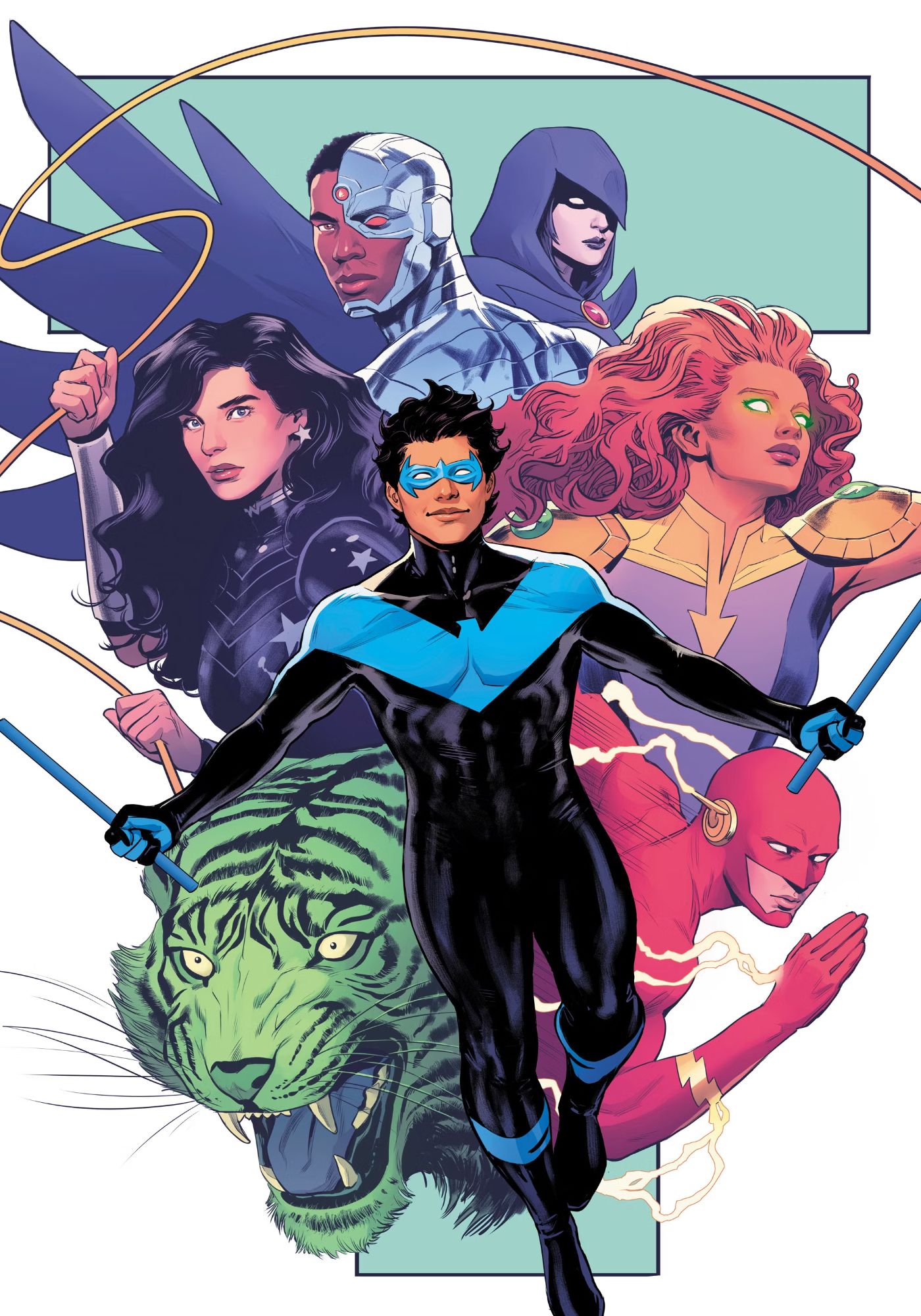 Nightwing variant Cover Titans