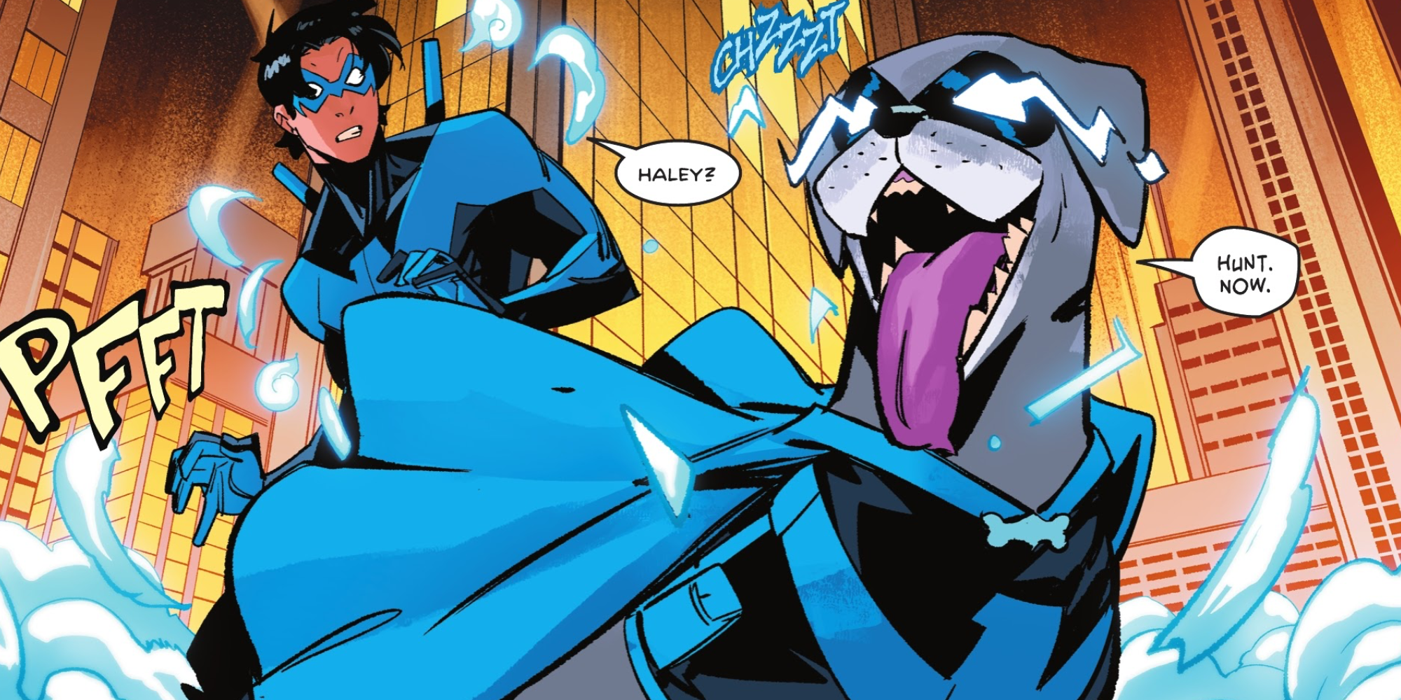 De hond van Nightwing wordt een officieel Superpet