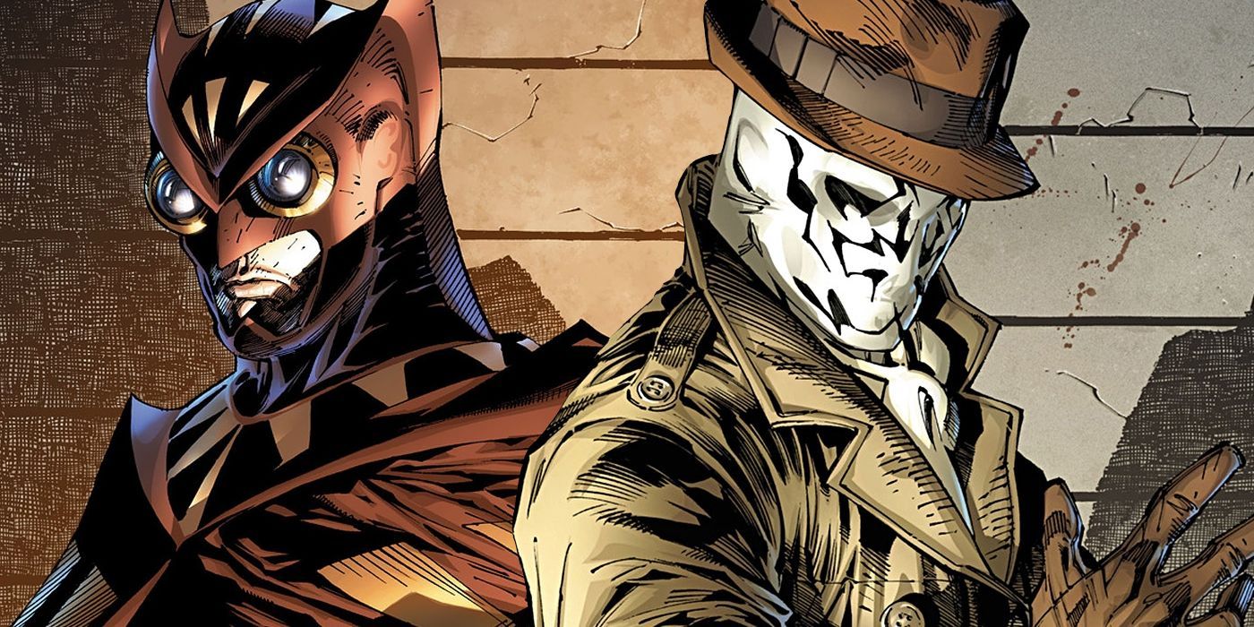 Nite Owl and Rorschach Watchmen DC Comics