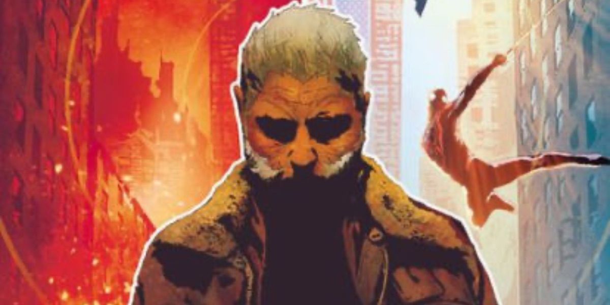 Old Man Logan looks on from the cover of Marvel Comics 