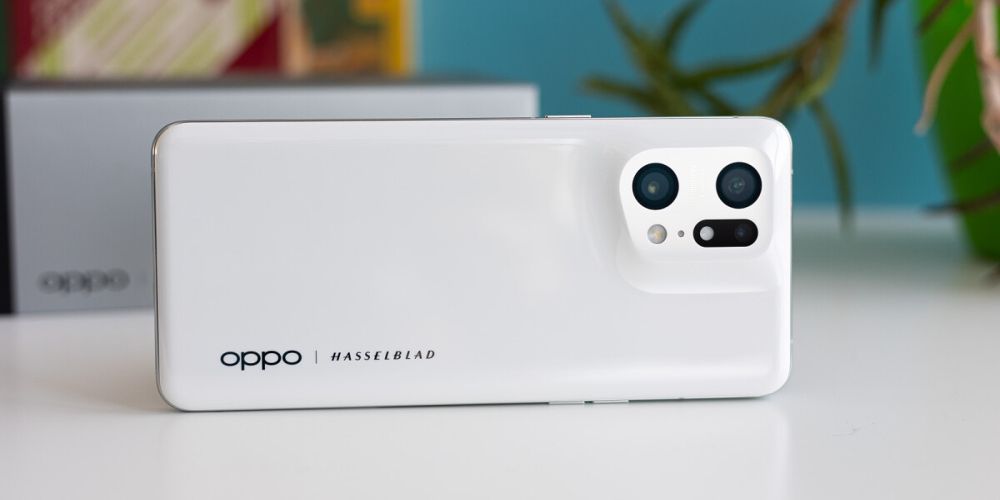 An Oppo Find X5 Pro is shown