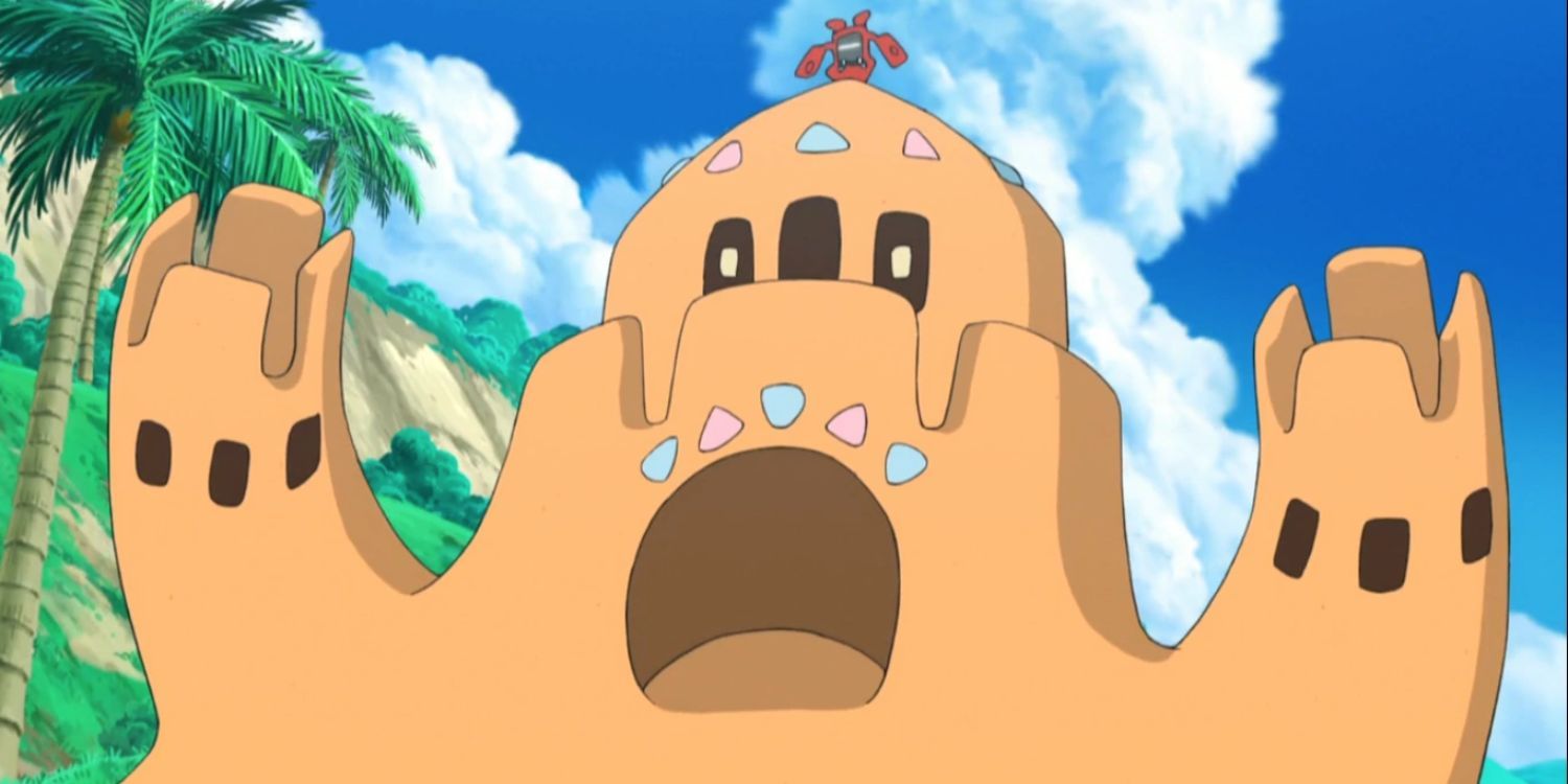 A Palossand in the Pokémon anime.
