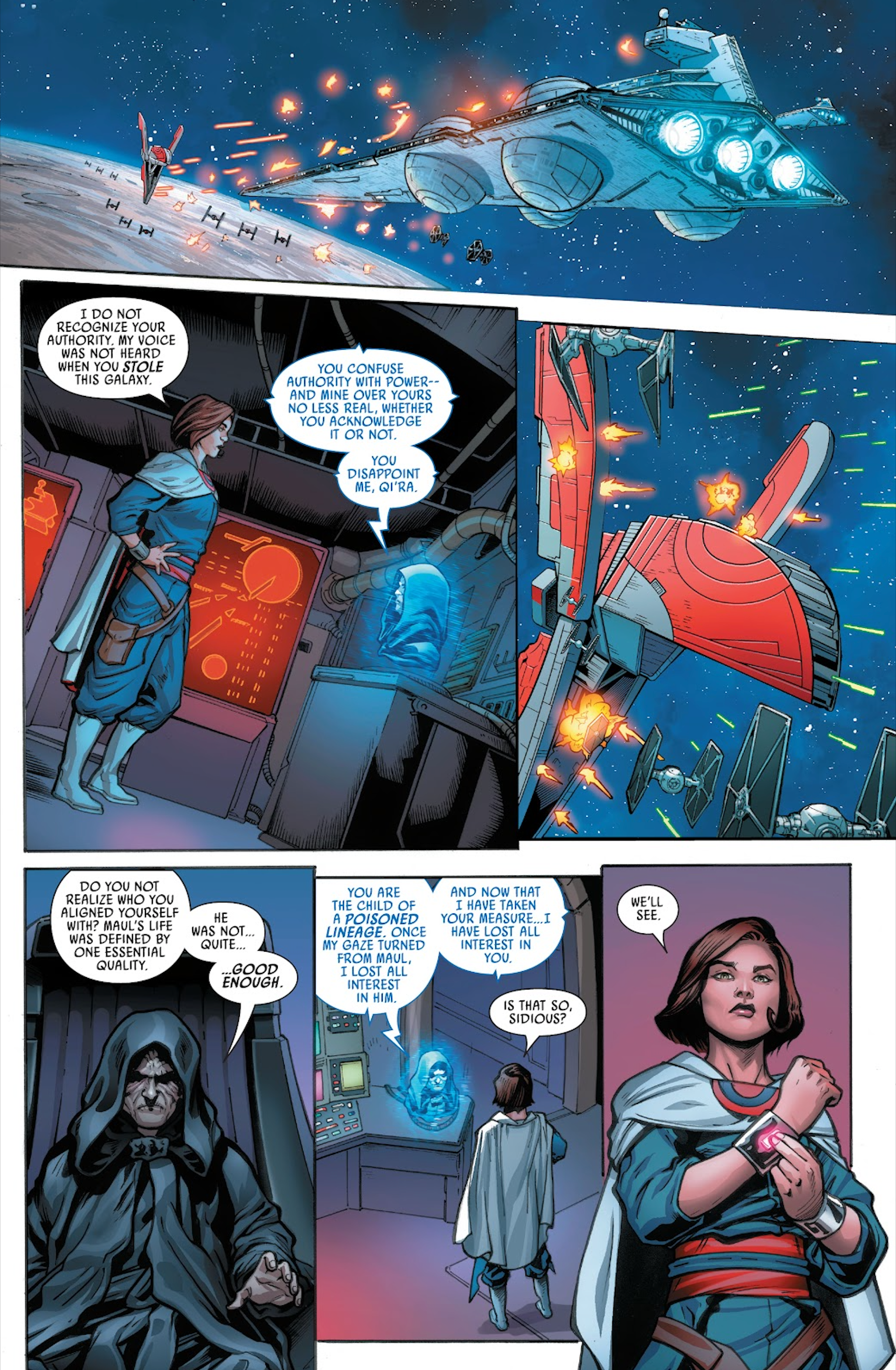 Palpatine reveals why he let Maul live