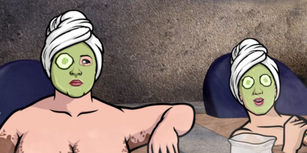 Pam e Cheryl visitam um spa em Archer