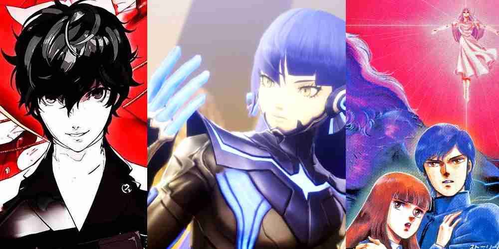 Persona, Shin Megami Tensei e Megami Tensei todos juntos.