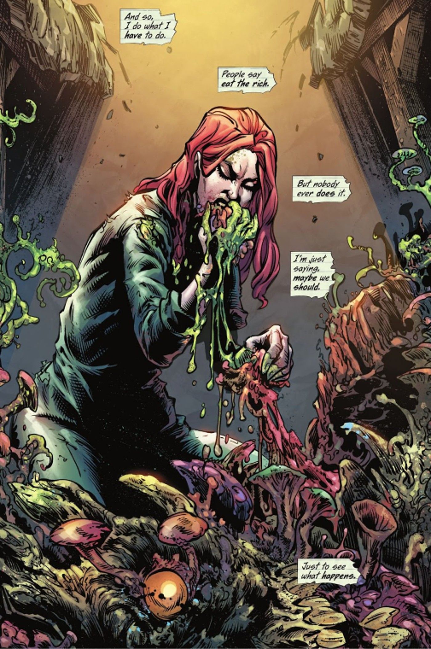 Poison Ivy Eats the Rich