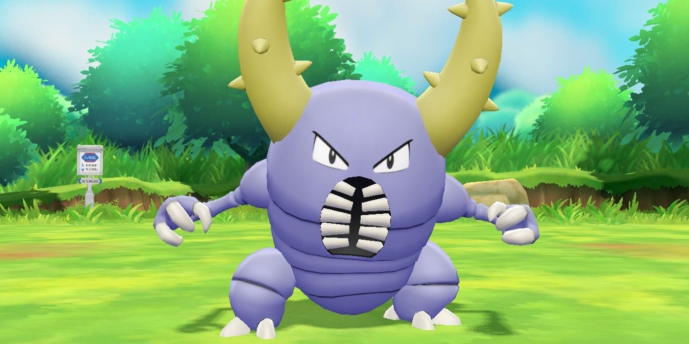 Image of a Shiny Pinsir in Pokémon Let's Go, Eevee!