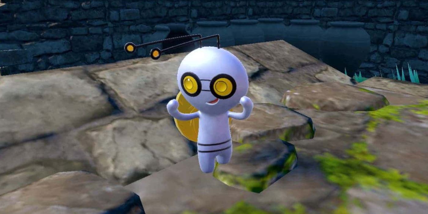 A Gimmighoul in Pokémon Scarlet and Violet