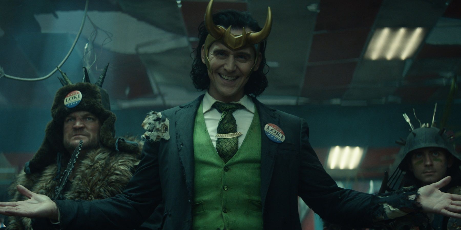 President Loki smiling in Loki