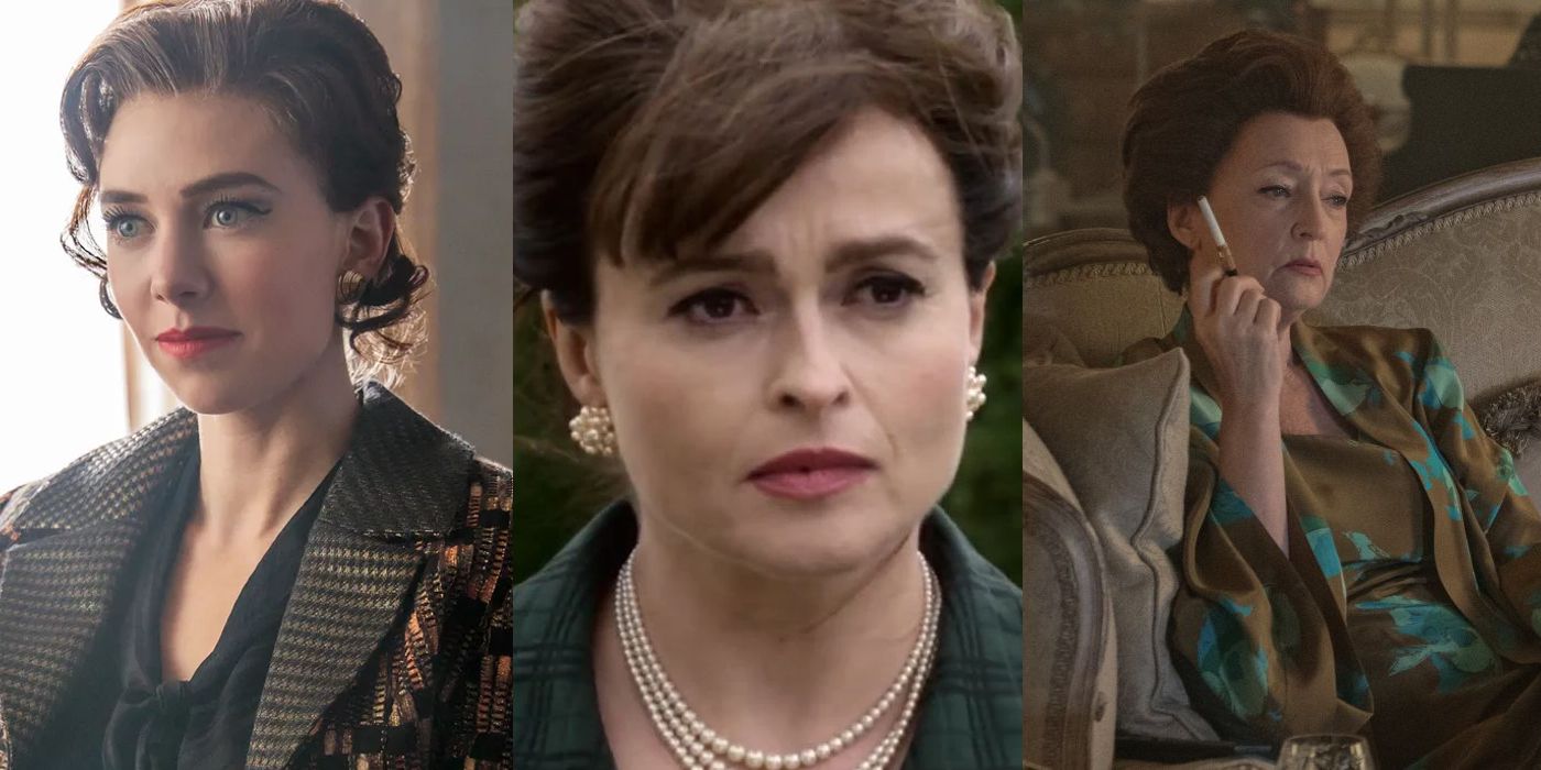 The Crown: Vanessa Kirby, Helena Bonham Carter, and Lesley Manville as Princess Margaret