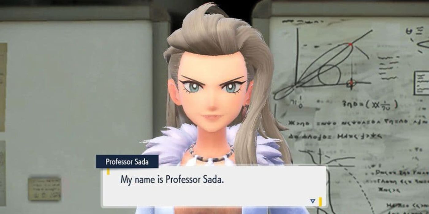 Professor Sada Pokémon Escarlate e Violeta