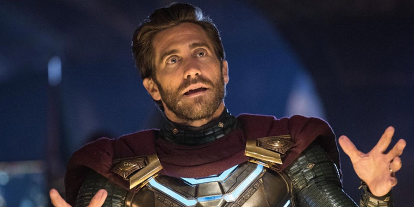 Jake Gyllenhall as Quintin Beck (aka Mysterio) in the MCU.