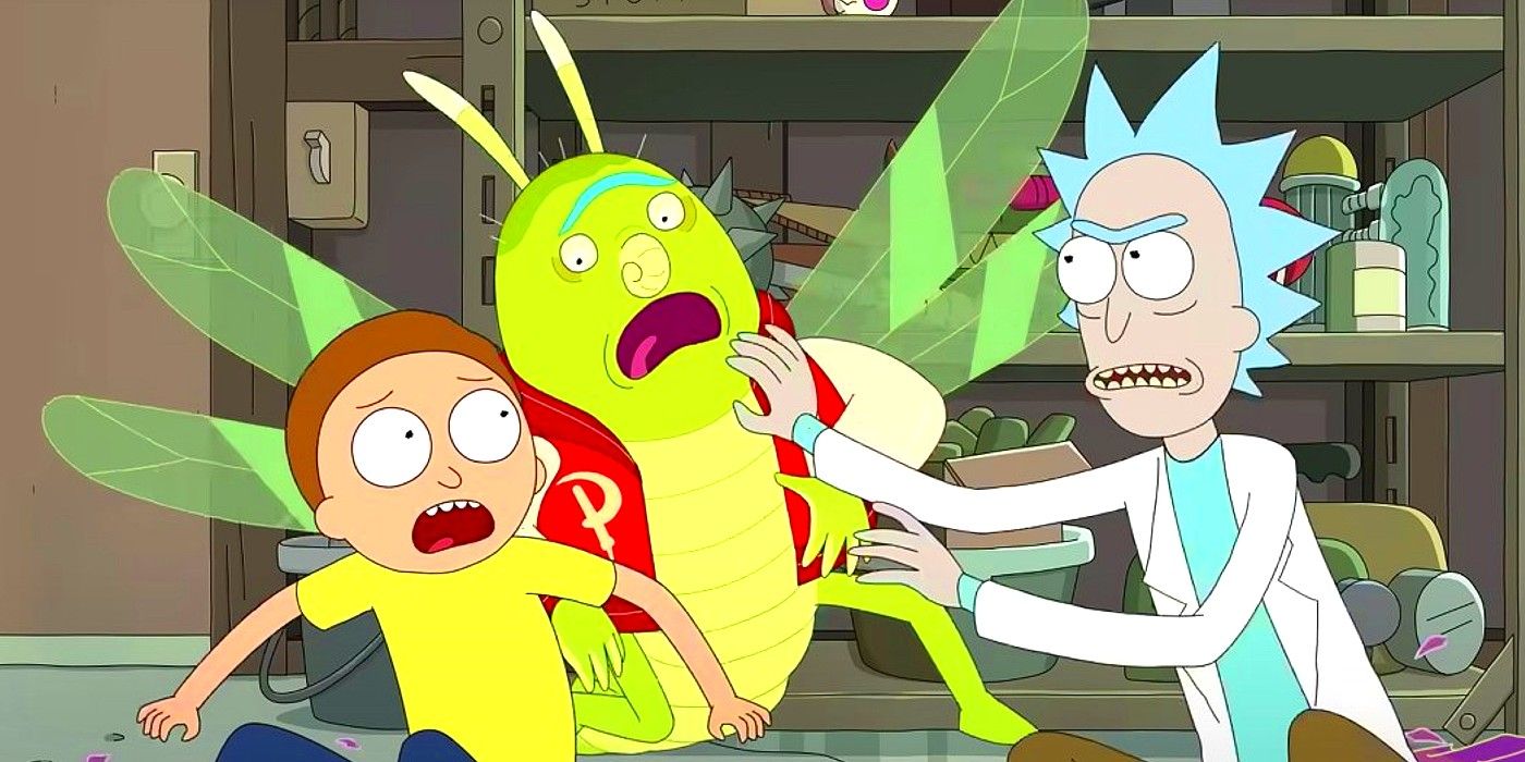 Rick Morty and Previous Leon in Rick and Morty season 6 episode 7