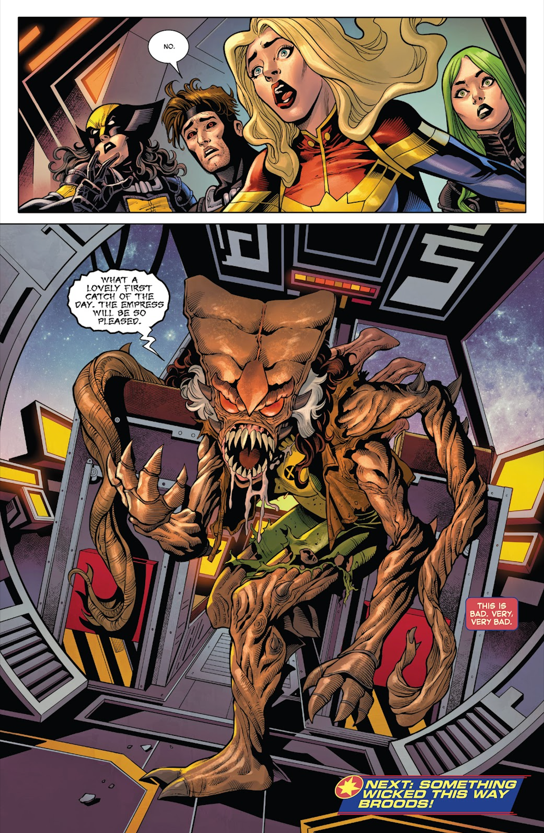 Rogue becomes a Brood