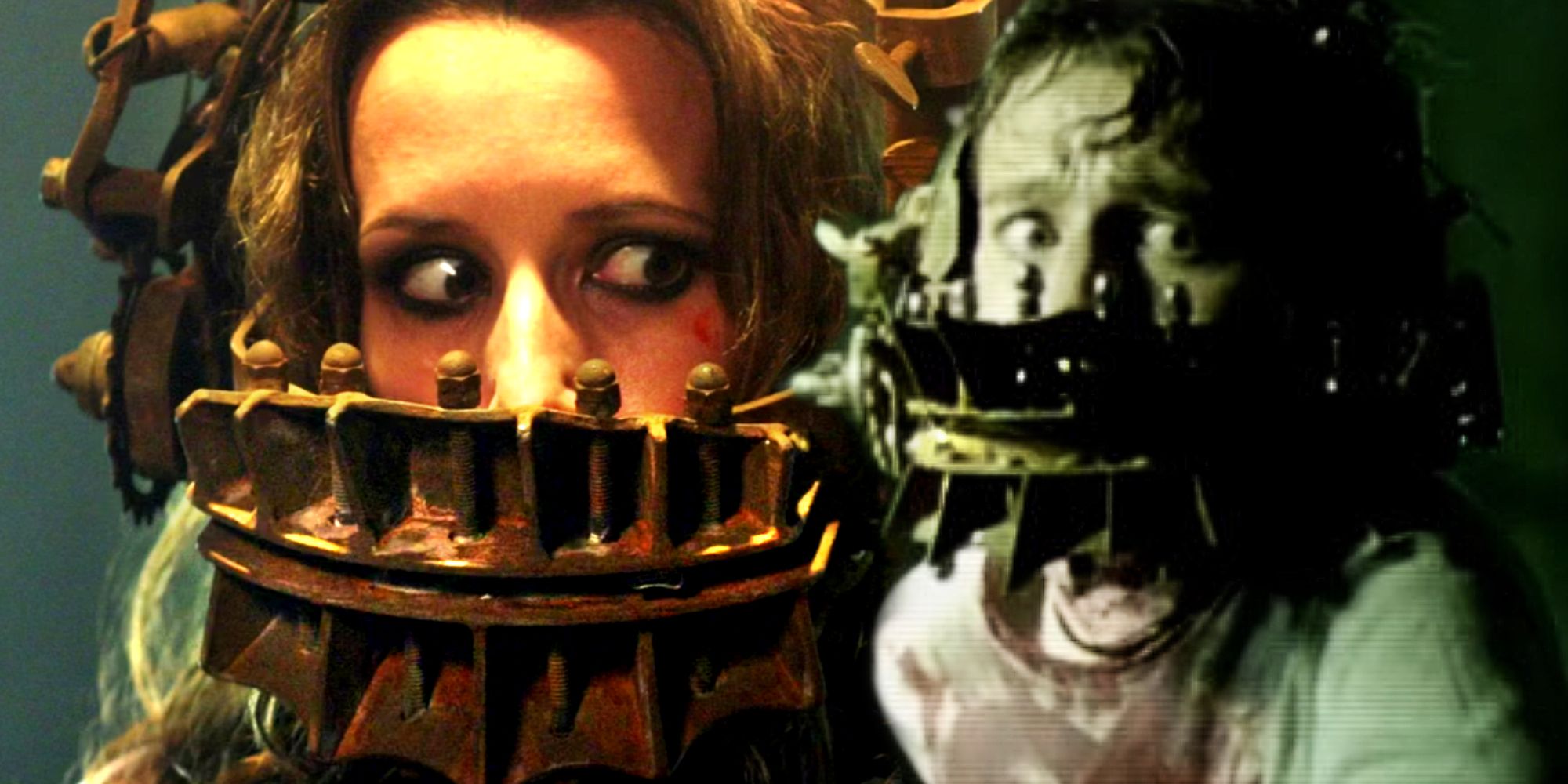 Saw Reverse Bear Trap Worn By Shawnee Smith and Leigh Whannell