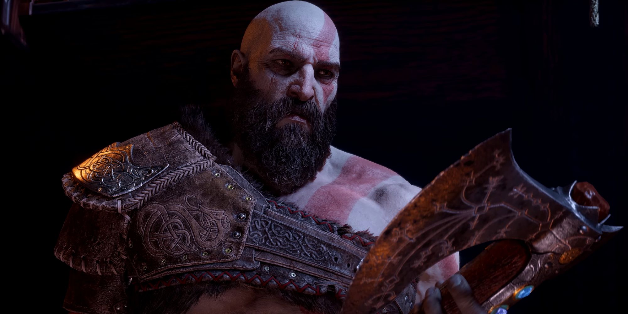 A shoutout to the Kratos of the past from the new Kratos. : r/GodofWar