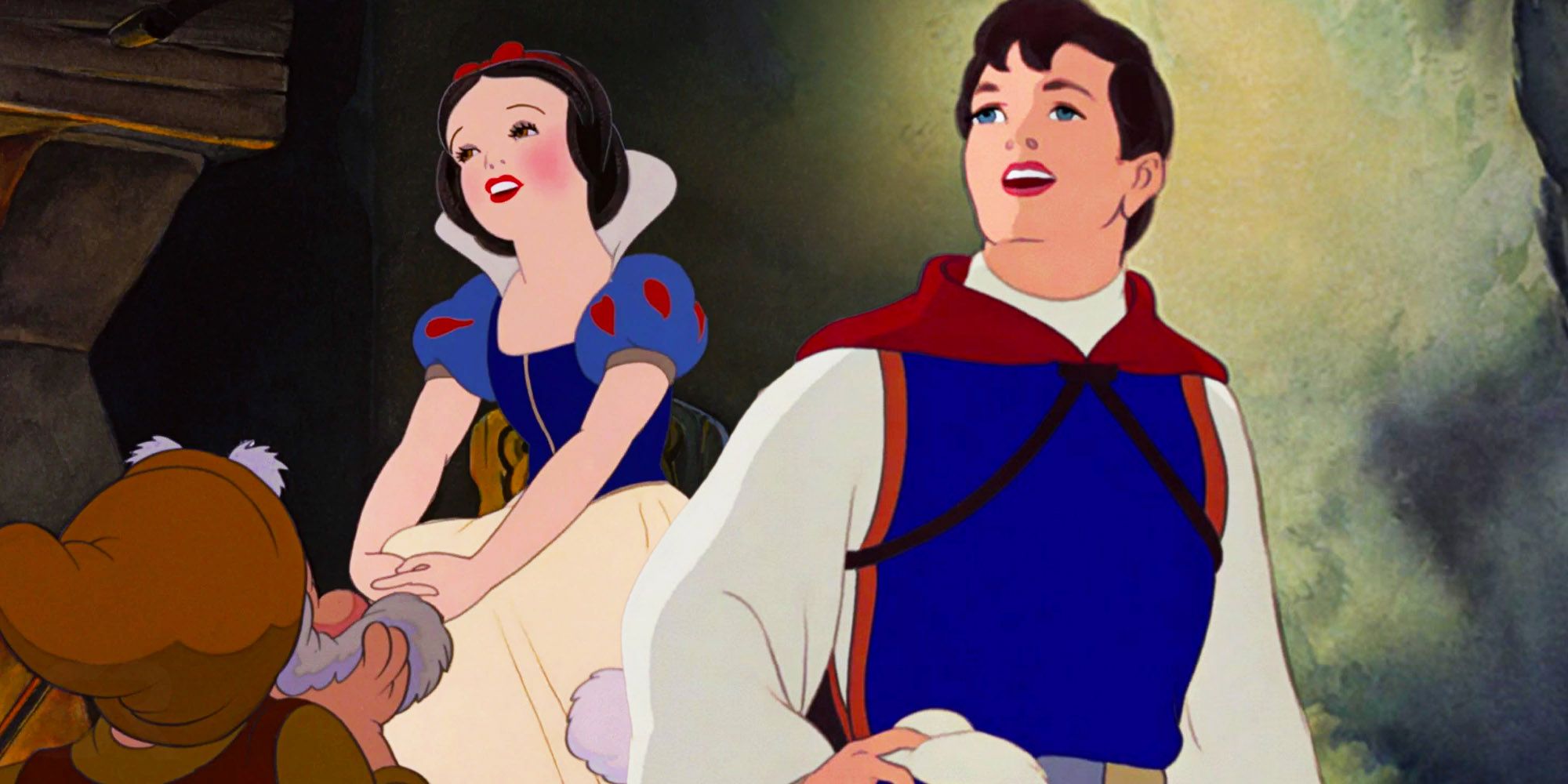 Snow white and the seven dwarfs deleted scene prince charming
