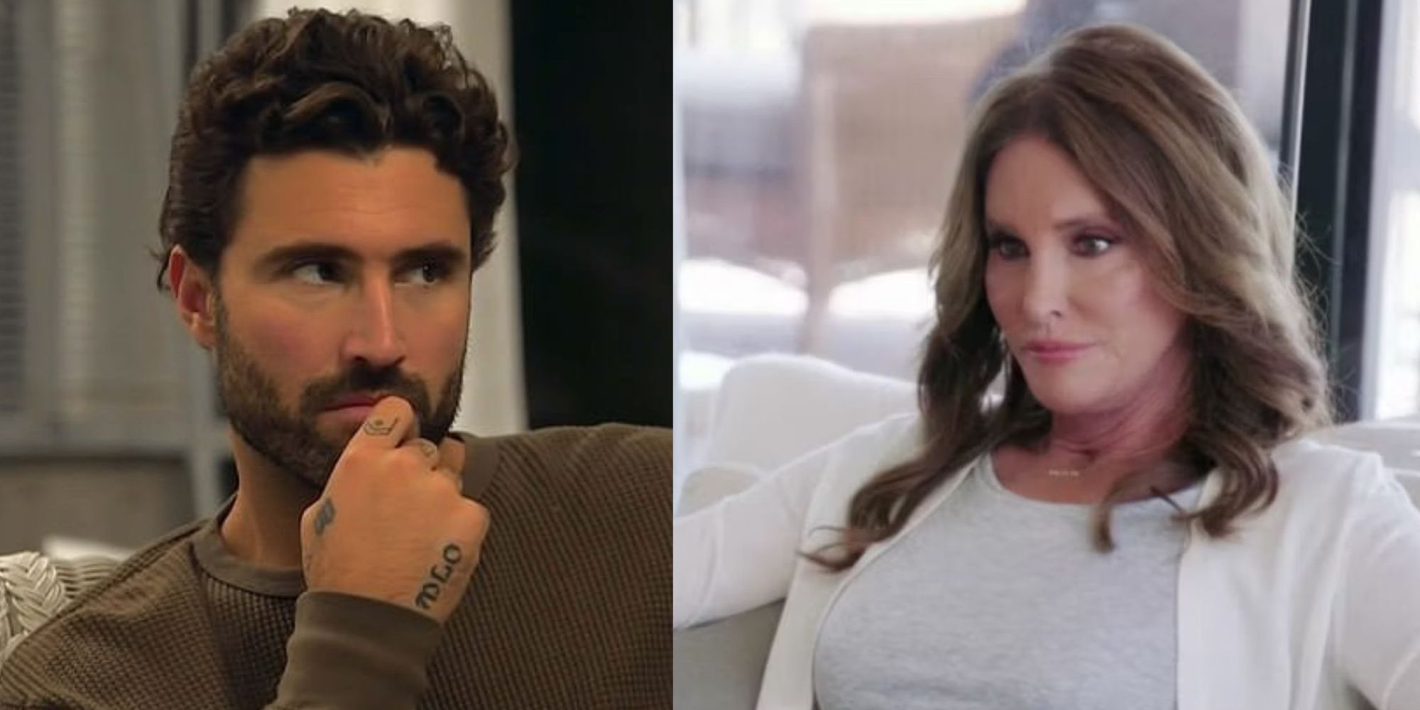 Split image of Brody and Caitlyn Jenner
