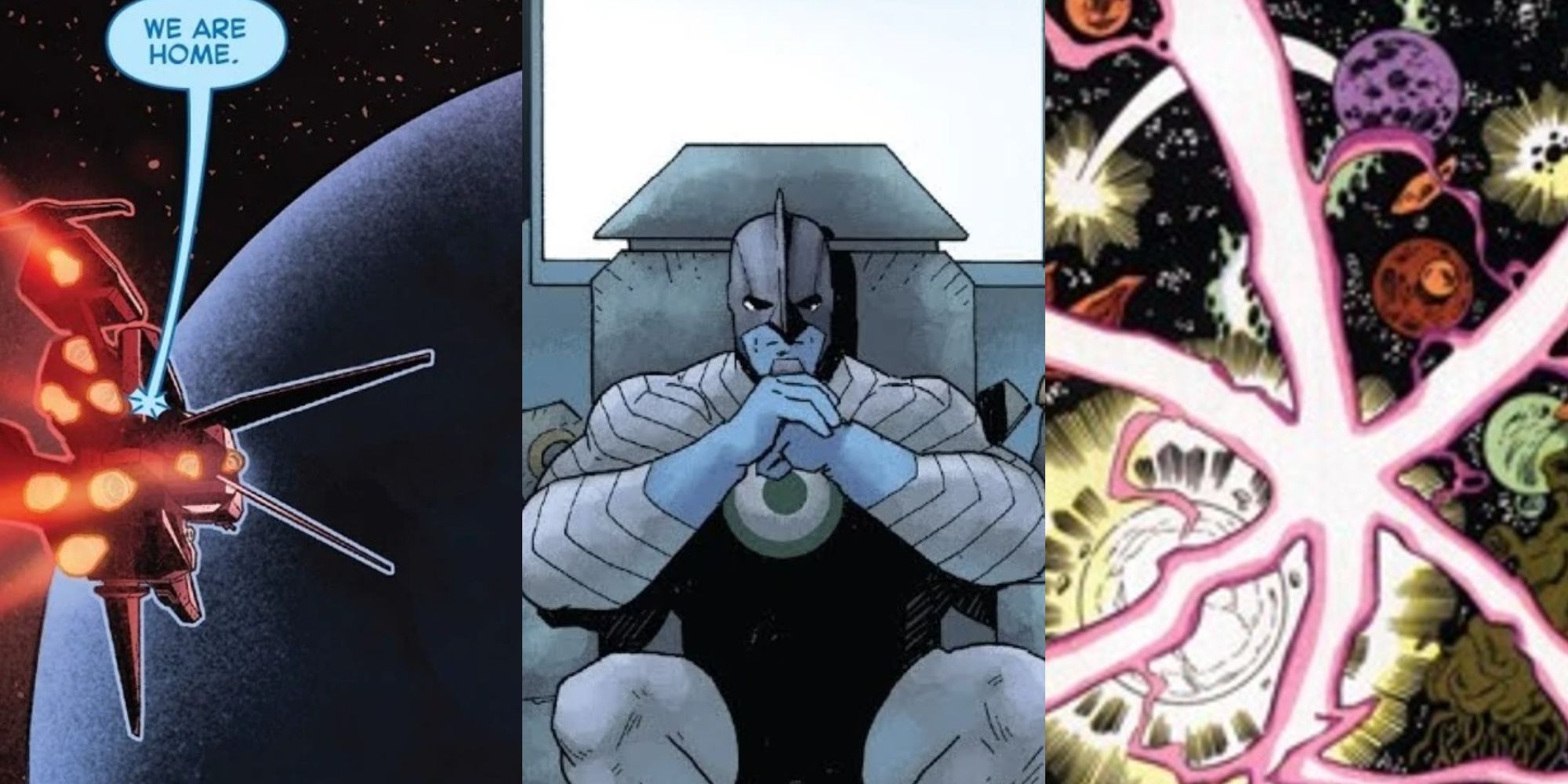 Split image of Hala, Ronan and Nega Bomb Kree Marvel feature