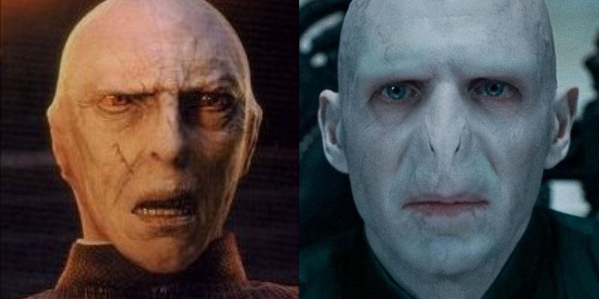 Split-image-of-Ian-Hart-and-Ralph-Fiennes-as-Voldemort-in-Harry-Potter
