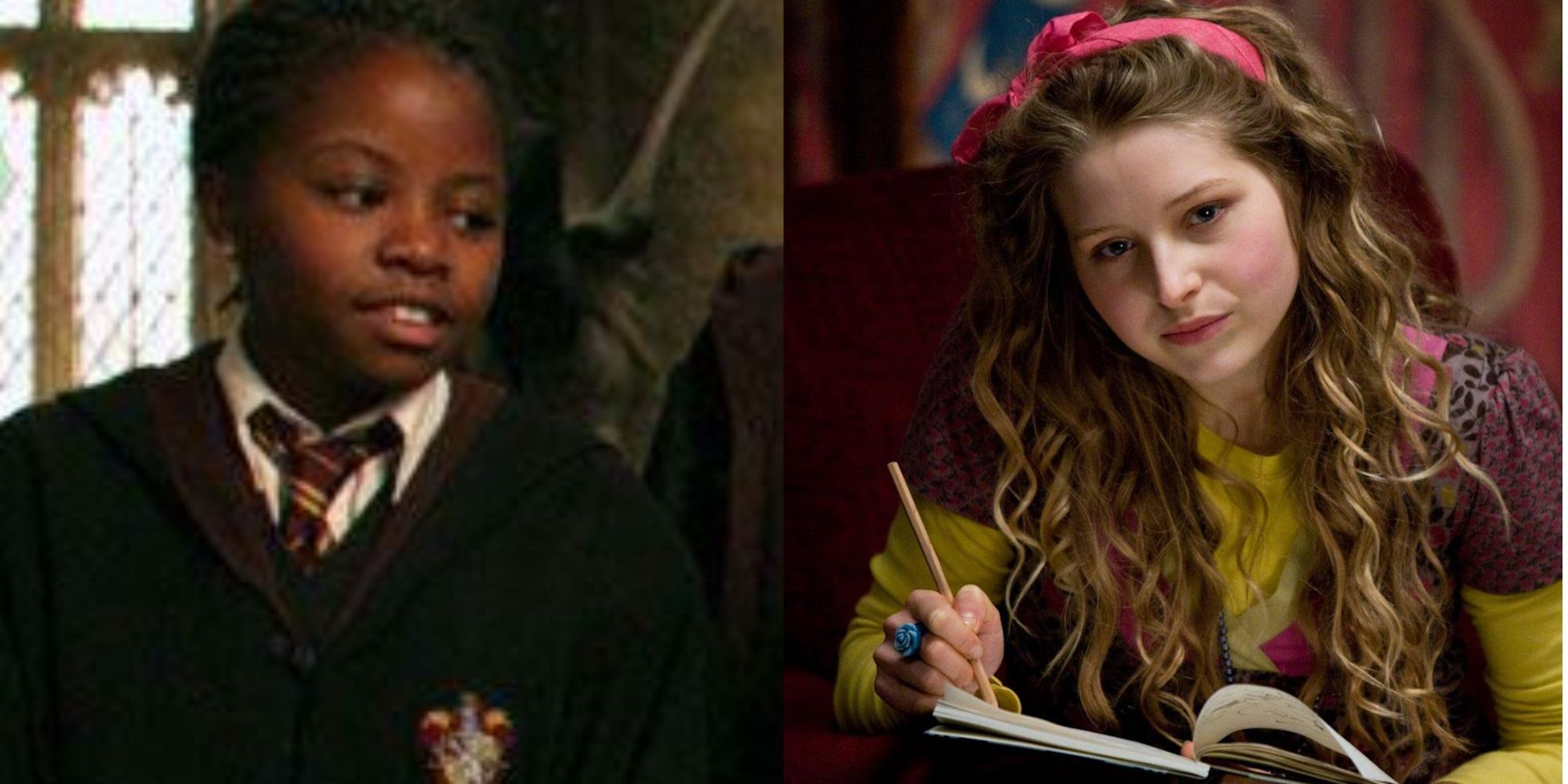 Split-image-of-Jennifer-Smith-and-Jessie-Cave-as-Lavender-Brown-in-Harry-Potter