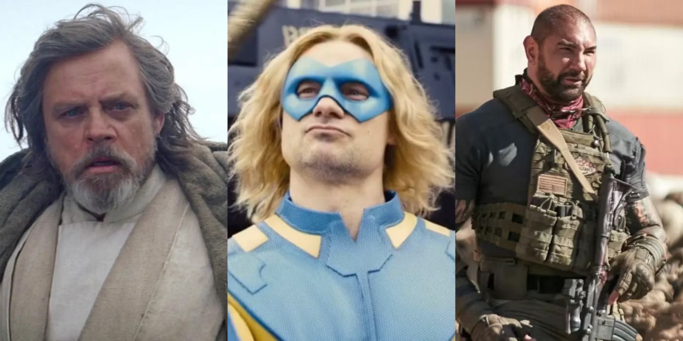 Split image of The Last Jedi, The Suicide Squad, and Army of the Dead