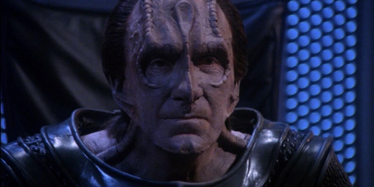 Gul Madred stares down Captain Picard in Star Trek TNG