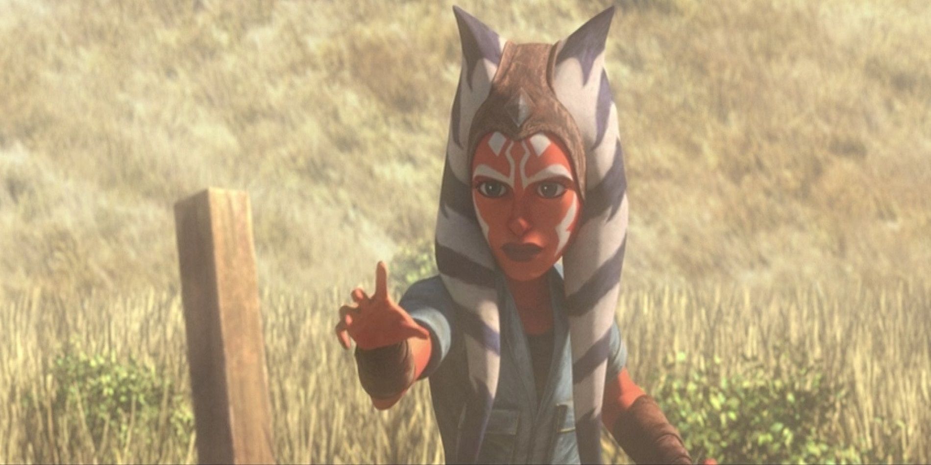 Ahsoka using the Force in Tales of the Jedi