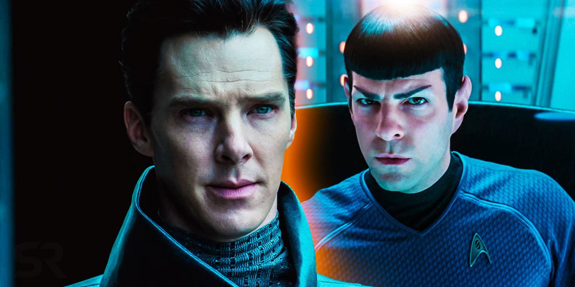 Star trek into darkness benedict Cumberbatch khan Zachary Quinto Spock
