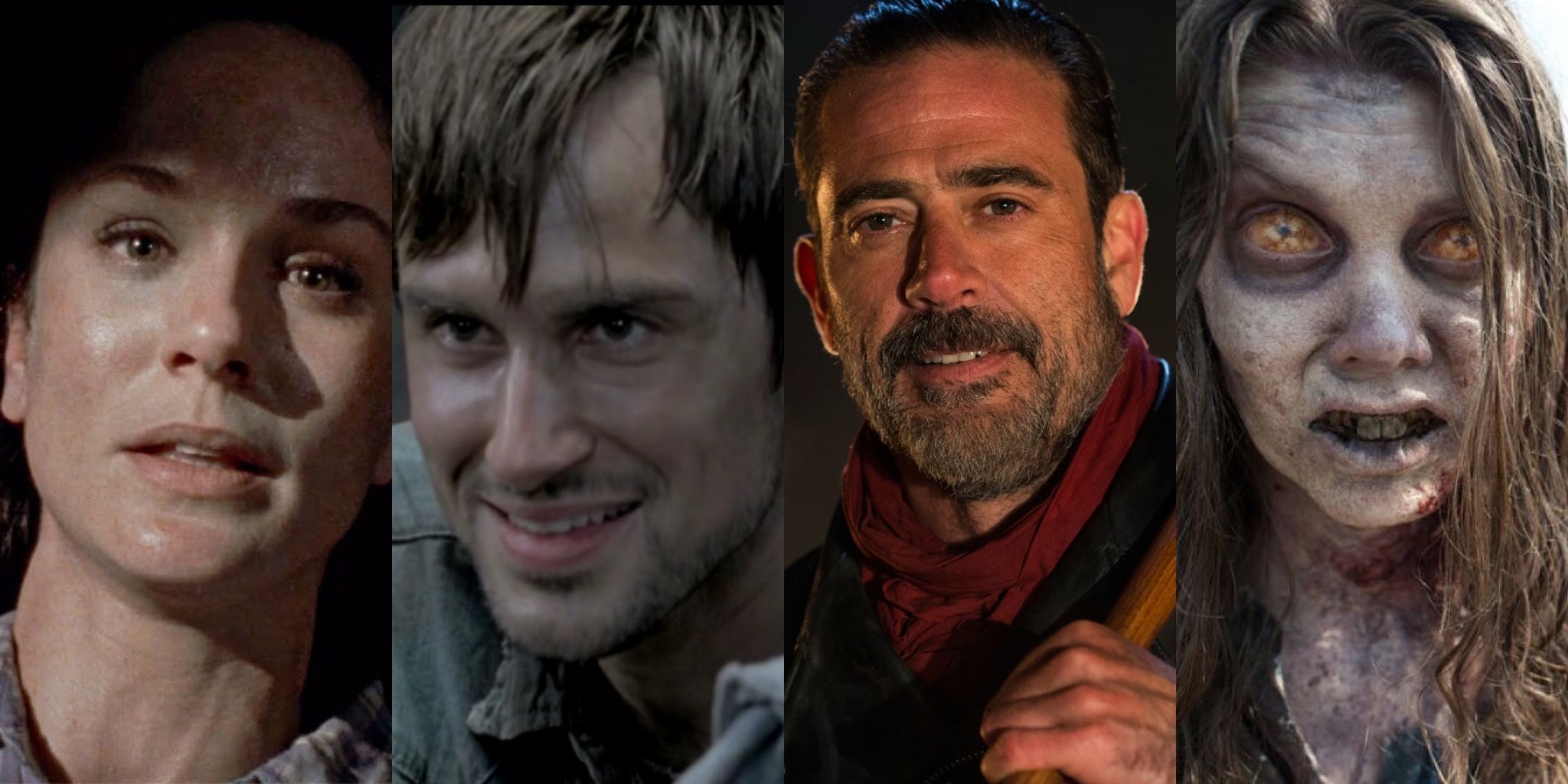 Lori, Gareth, Negan, and a walker from The Walking Dead (2010-2022)