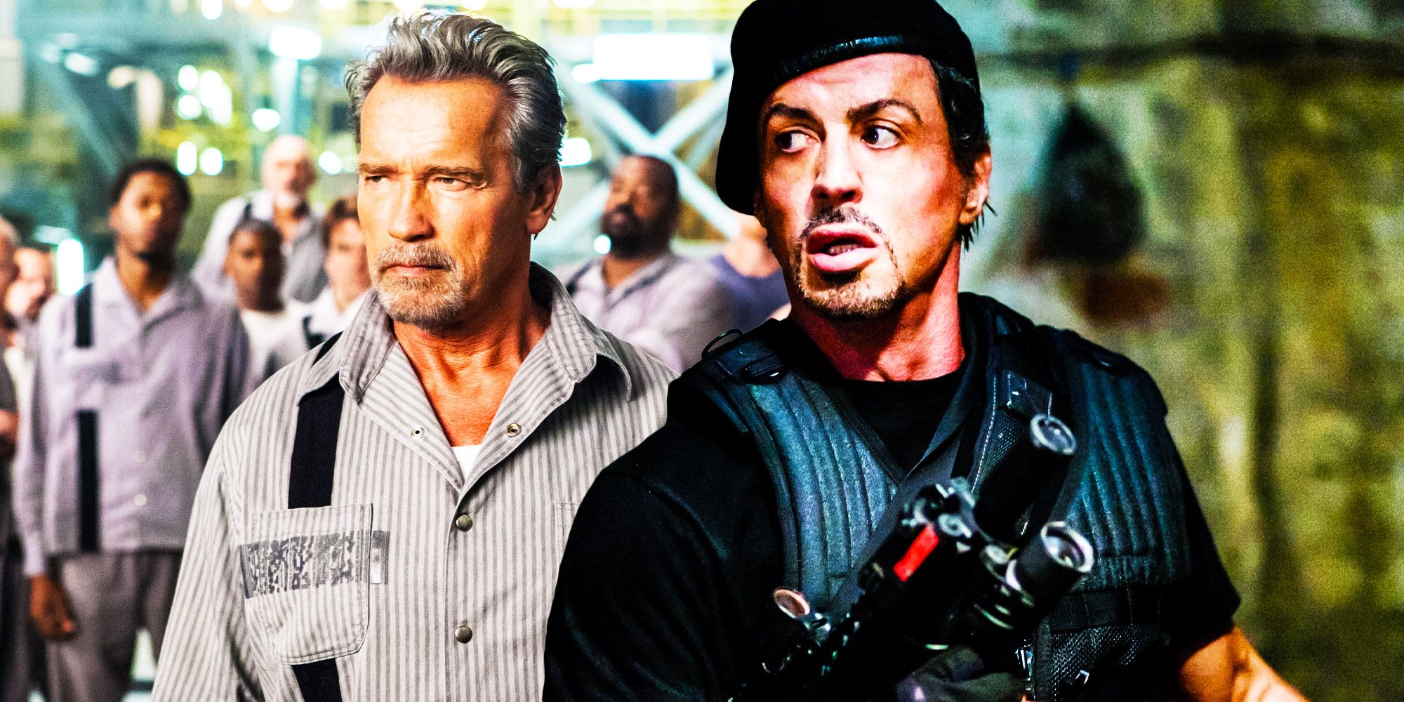 Sylvester Stallone Expendables Arnold schwarzenegger escape plan