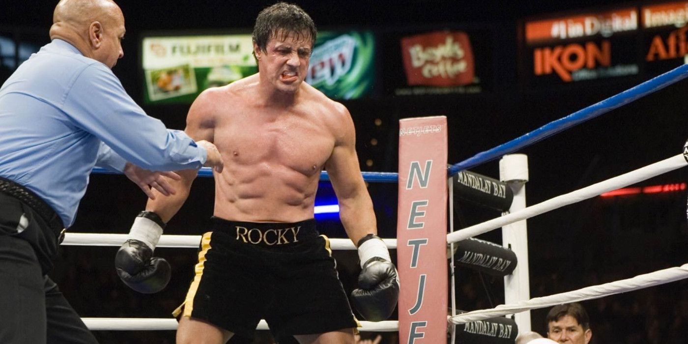 Sylvester Stallone como Rocky em Rocky Balboa