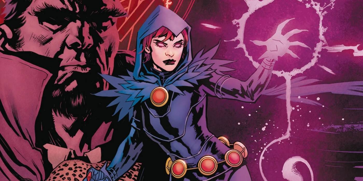 Raven in Teen Titans casting a spell
