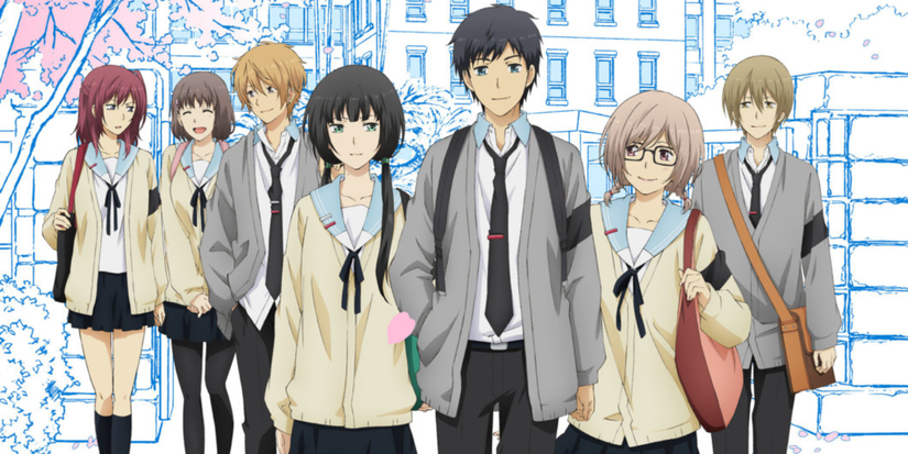 ReLIFE cast walking out of school