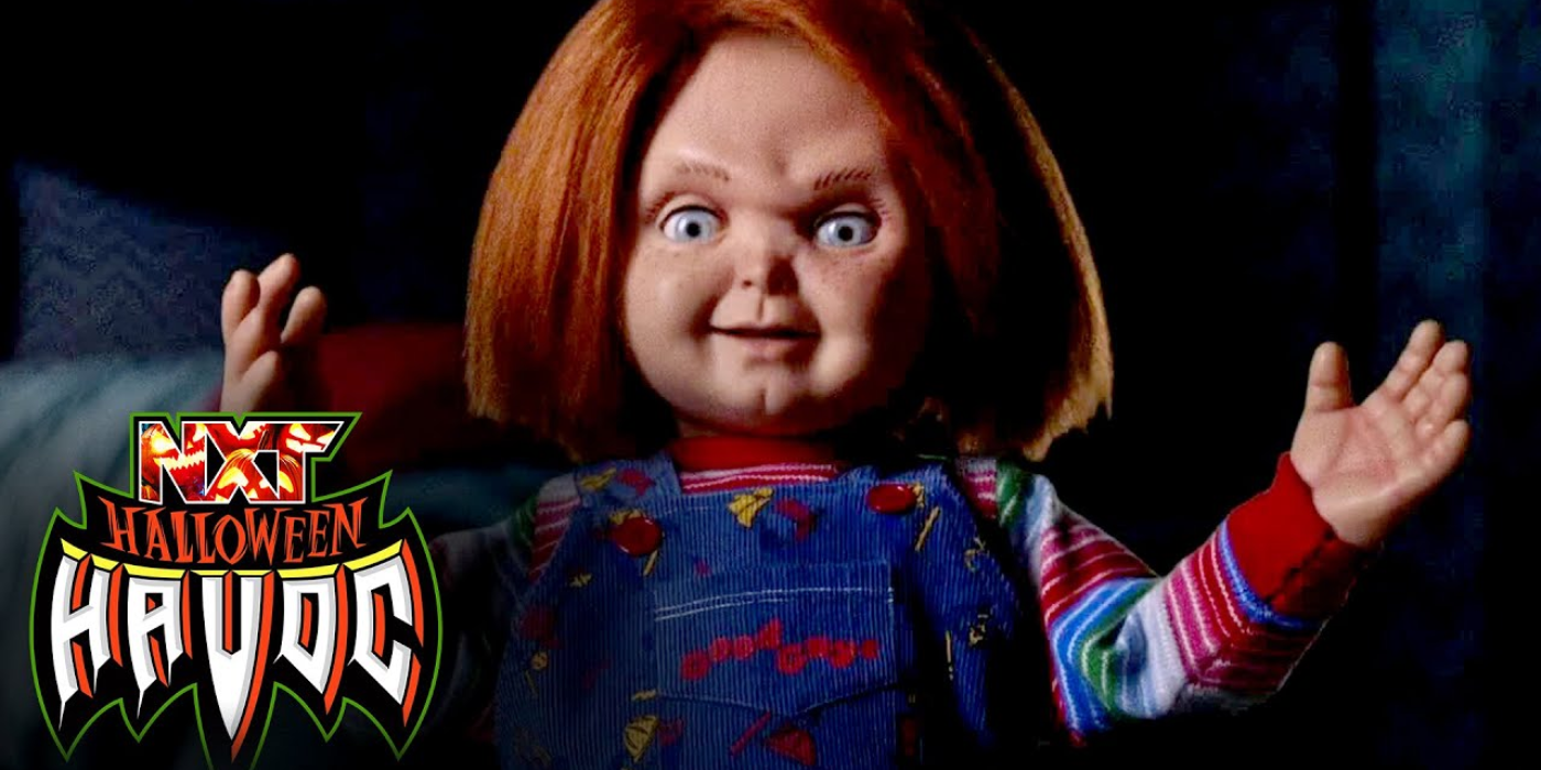 Chucky in Halloween Havoc introduction
