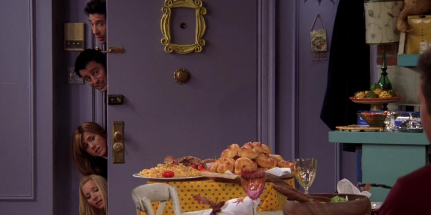 Ross, Joey, Rachel e Phoebe em Friends