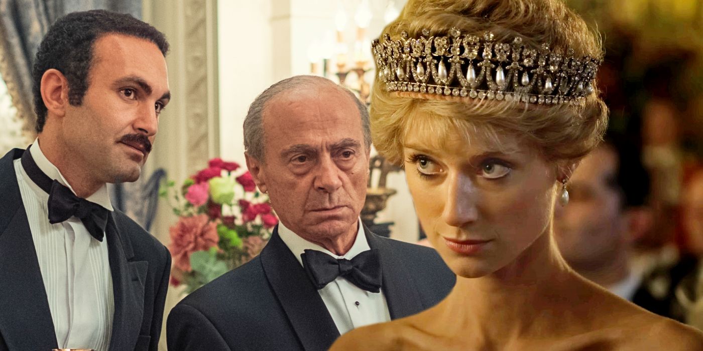 The Crown season 5 Diana Dodi & Mohamed Al-Fayed