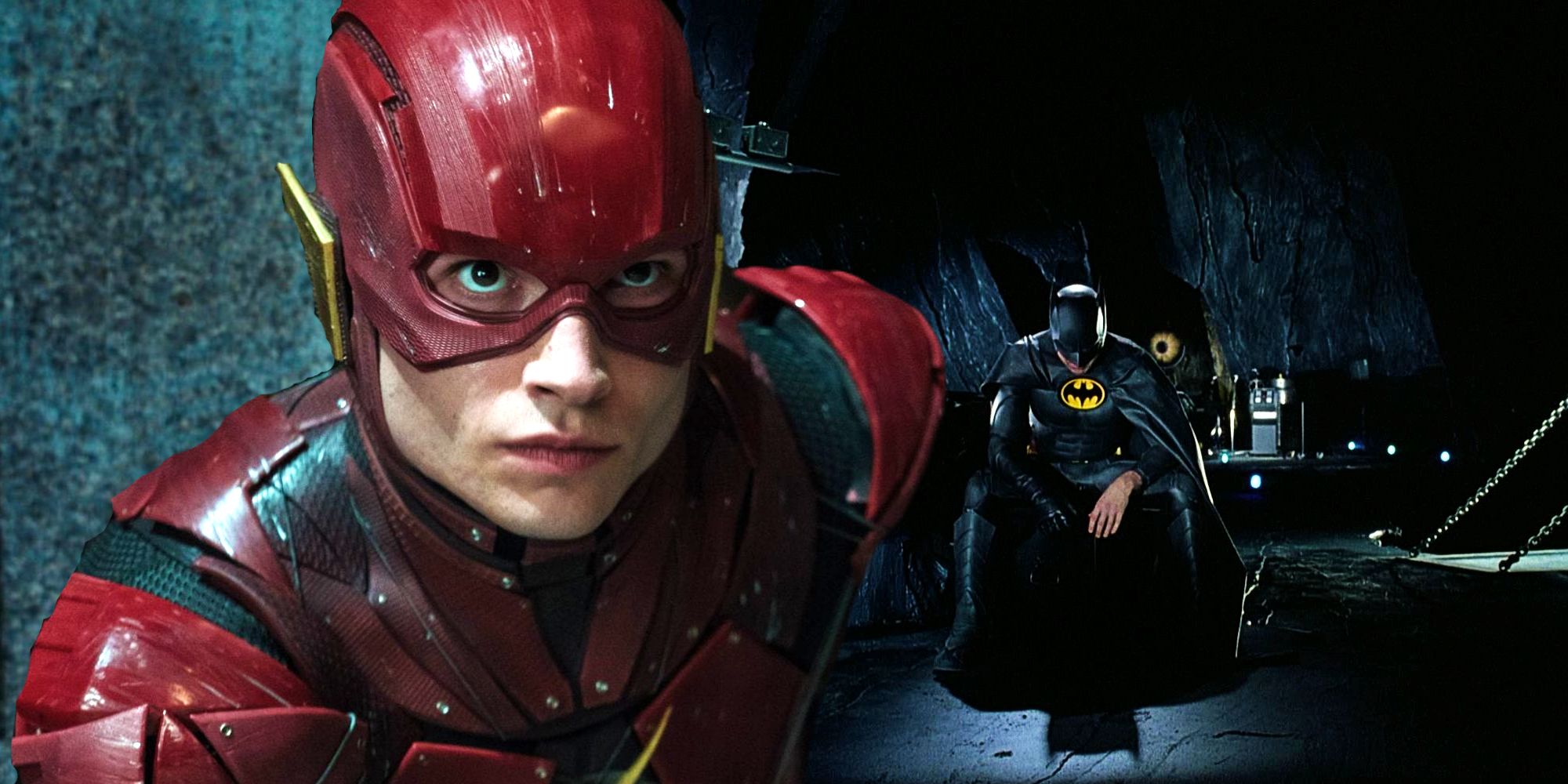 The Flash in Justice League and Batman in Batman Returns