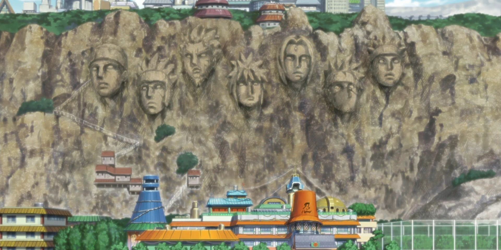The Hokage Rock from Naruto