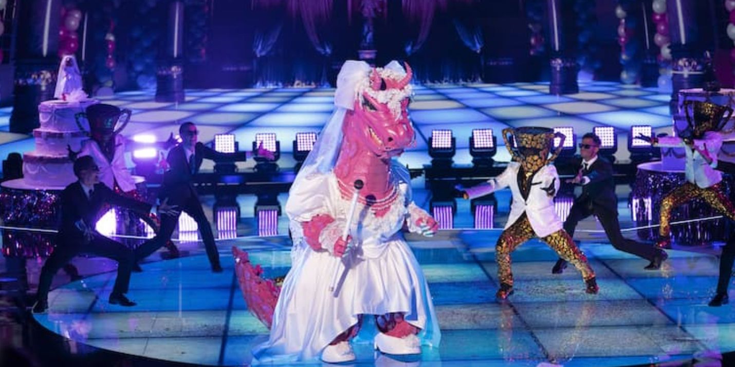 The Masked Singer season 8 contestant Bride performing