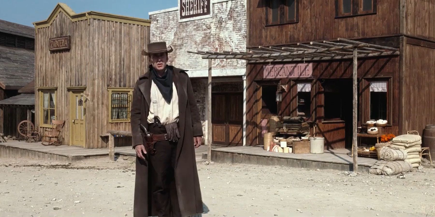 The Old Way Colton Briggs Nicolas Cage In Western Town