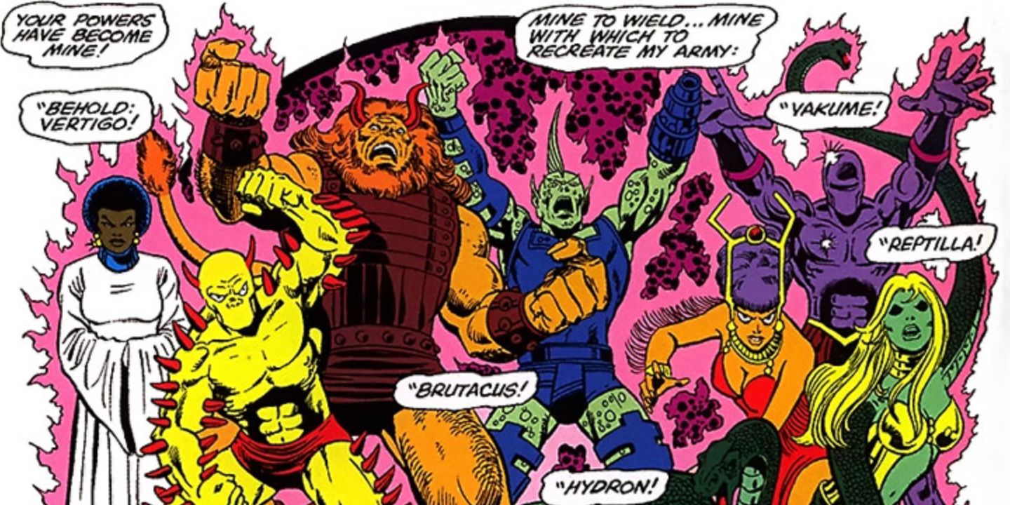 Os irmãos de Salems Seven demonstram seus poderes nos quadrinhos da Marvel