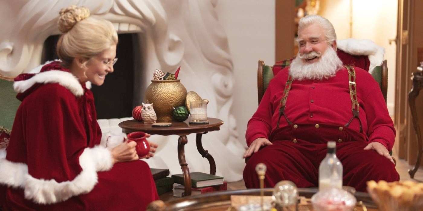 Tim Allen and Elizabeth Mitchell in The Santa Clauses pic