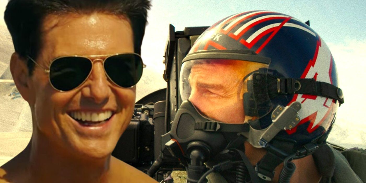 Tom Cruise as Maverick in Top Gun 2