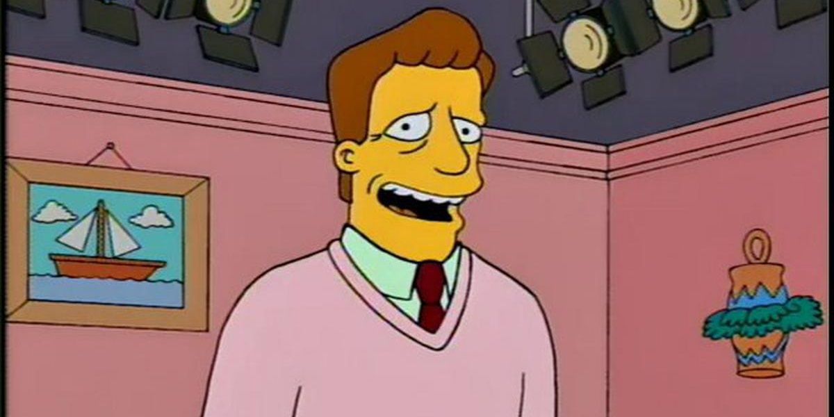 Troy McClure breaks the fourth wall in The Simpsons