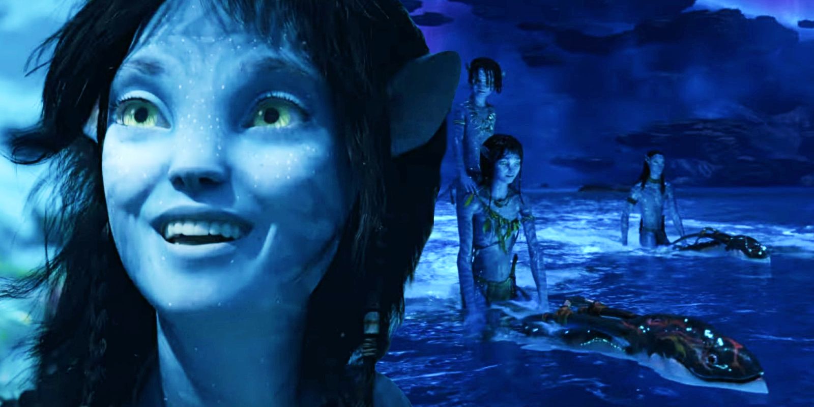Duas cenas do trailer de Avatar 2
